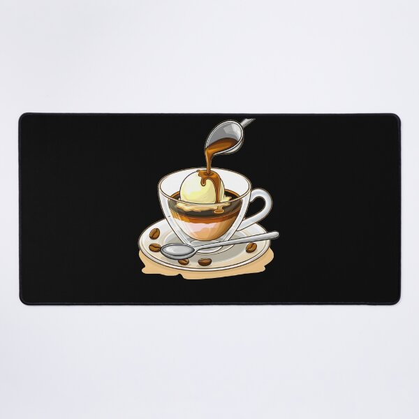 Item preview, Delicious Affogato Coffee Art - Espresso Meets Ice Cream Cute And Funny Gifts designed and sold by BadhbhLoot.