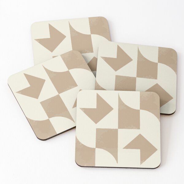 Item preview, Neutral Halftone Geometric Pattern II designed and sold by Sumaia Sharmin.
