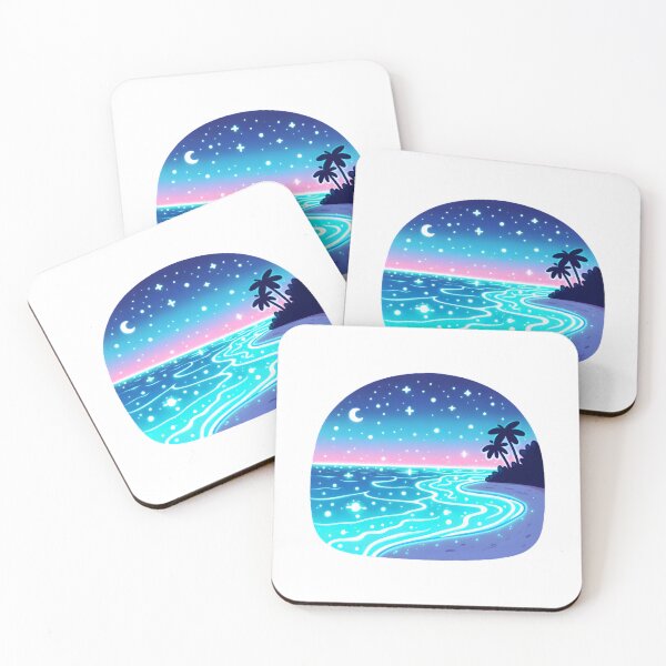 Item preview, Starry Night Sky on Tropical Beach designed and sold by UmbrellaStudio1.