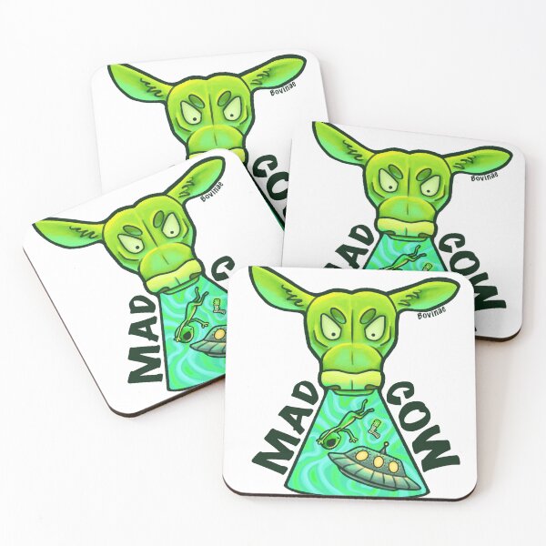 Item preview, Mad Alien Cow designed and sold by Bovinae Art.