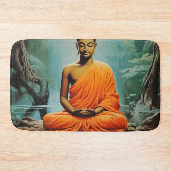Item preview, Siddhartha Gautama meditates designed and sold by Mauswohn.