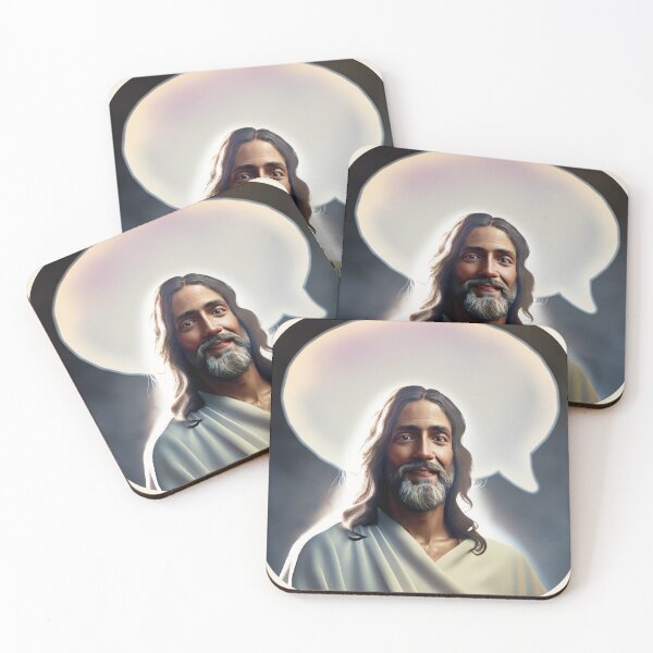 Item preview, Text With Jesus App Icon designed and sold by Catloaf Art.