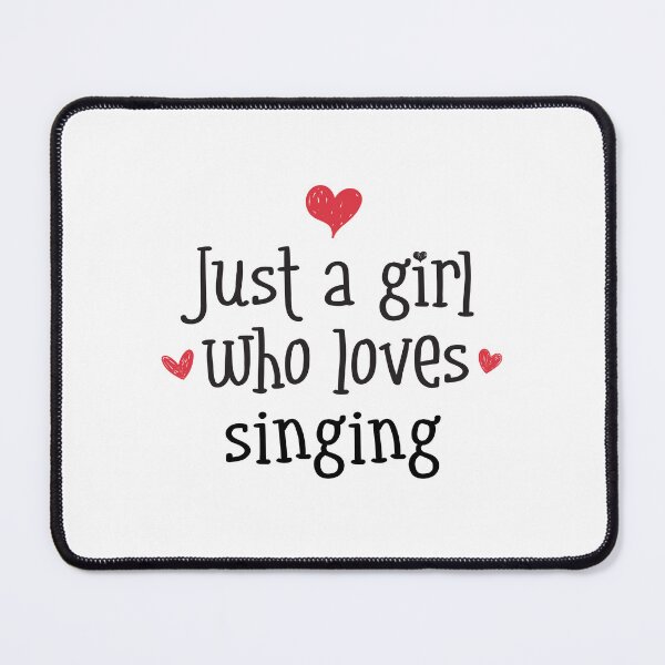 Item preview, Just A Girl Love Singing melody song pitch musical voice designed and sold by w1ckerman.