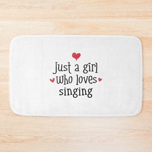 Item preview, Just A Girl Love Singing melody song pitch musical voice designed and sold by w1ckerman.