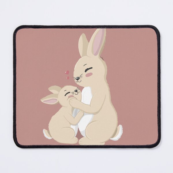 Item preview, Mama&baby rabbit designed and sold by Purplepugprints.