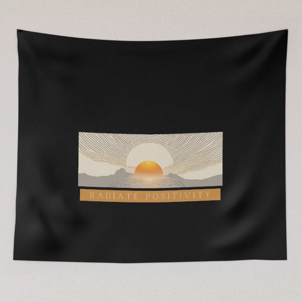 Item preview, Radiate positivity - simple text, minimalism designed and sold by coolvibes-shop.