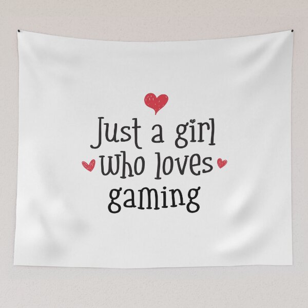 Item preview, Just A Girl Love Gaming Gamer Gaming Skill Multiplayer designed and sold by w1ckerman.