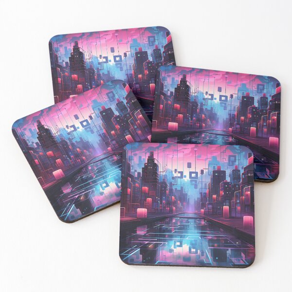 Item preview, Urban Landscape Geometric Pattern designed and sold by NicolasGlowArt.