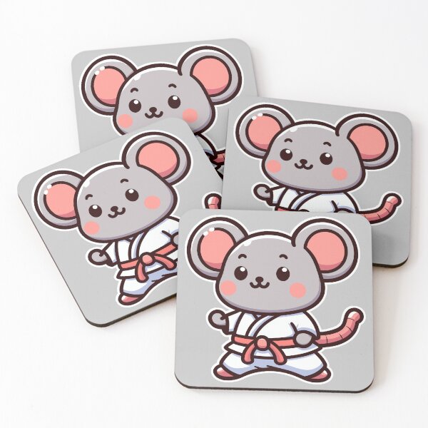 Item preview, Kawaii Cute Karate Mouse 2 | Pets and Animals for Men and Women t-shirt designed and sold by panchiTWO.