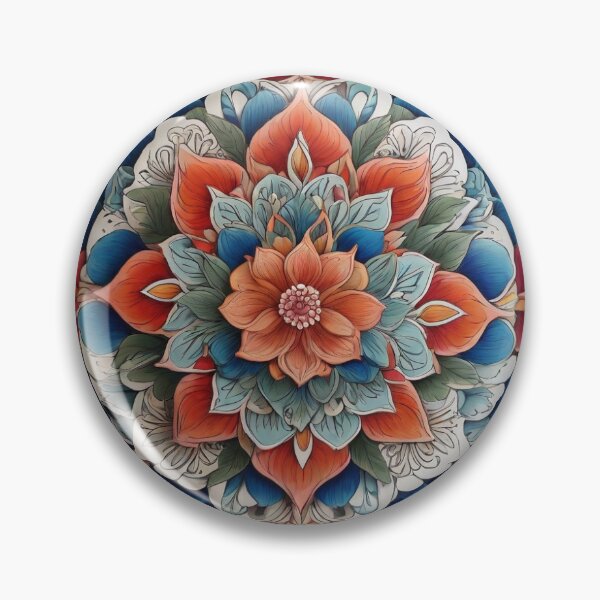 Item preview, Thai floral mandala designed and sold by LittlPepper.