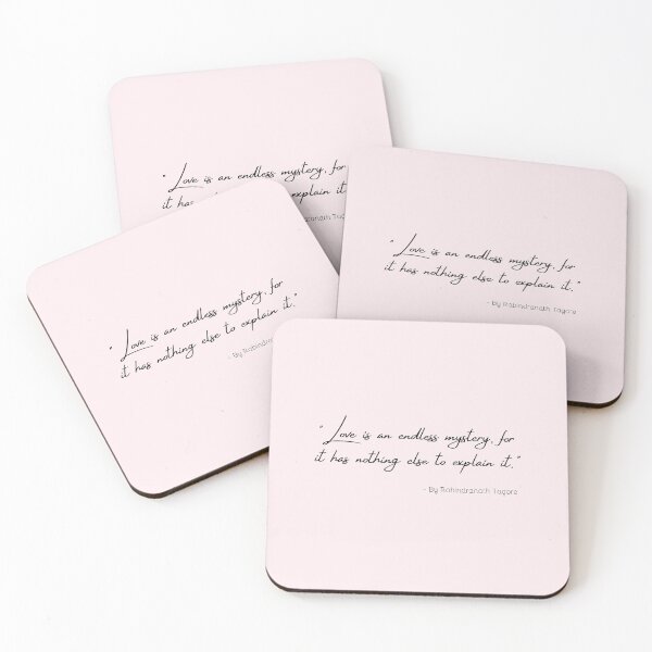 Item preview, A Quote about Love by Rabindranath Tagore designed and sold by Poemit.