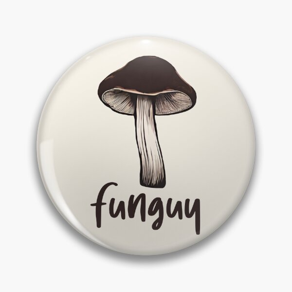 Item preview, Funguy - darkbrown watercolor mushroom designed and sold by EmeraldeaArt.