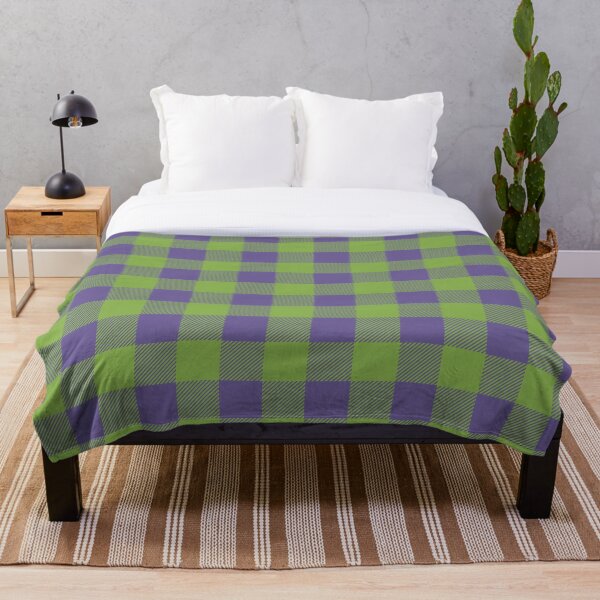 Item preview, Green Purple Square Rectangle Vibrant Electric Energetic Pop Art 1980s Retro Pattern designed and sold by PenguinForests.