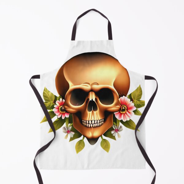 Item preview, Skull with Nice Flowers designed and sold by BenO63.