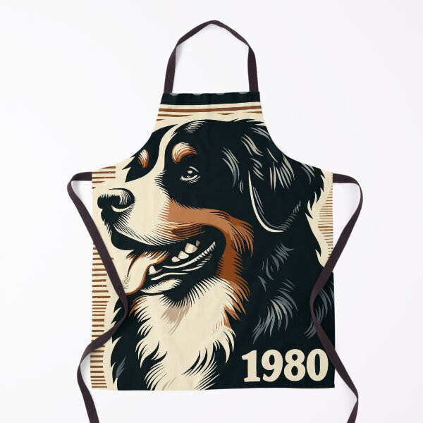 Item preview, Bernese Mountain Dog Retro Vintage Aesthetic Dog Art designed and sold by ElegantCat.