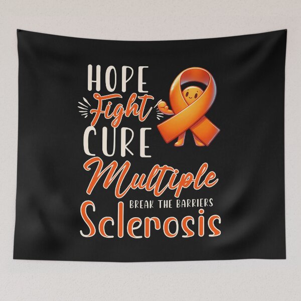 Item preview, MS Awareness Hope Fight Cure Multiple Sclerosis  designed and sold by ZeptepiTrends.