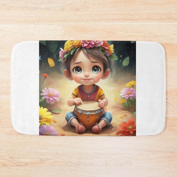 Item preview, child with drums 1 designed and sold by rayo-art.