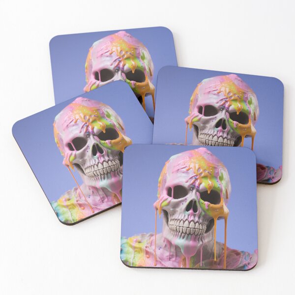Item preview, Abstract Skull Art designed and sold by nomiraclehere.