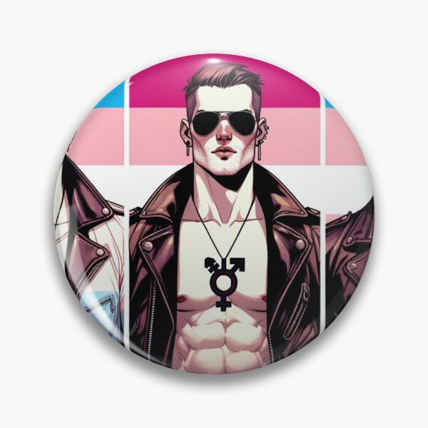 Item preview, Trans Pride in Leather Brotherhood designed and sold by PrideDownUnder.