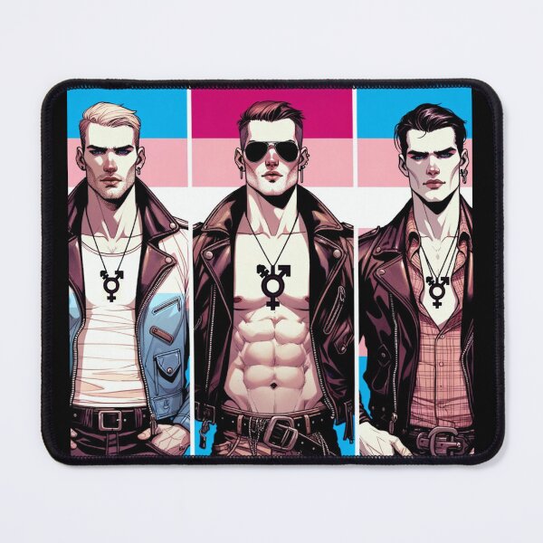 Item preview, Trans Pride in Leather Brotherhood designed and sold by PrideDownUnder.