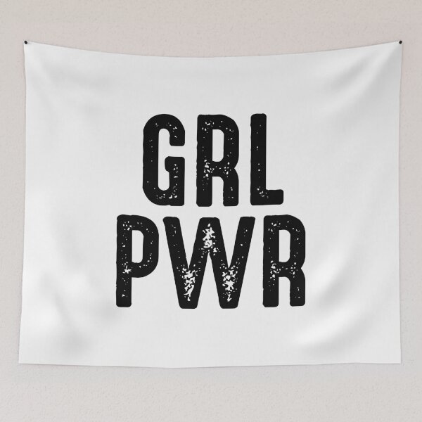 Item preview, GRL PWR Girl Power cool girl strong women fit designed and sold by Helen-Storm.