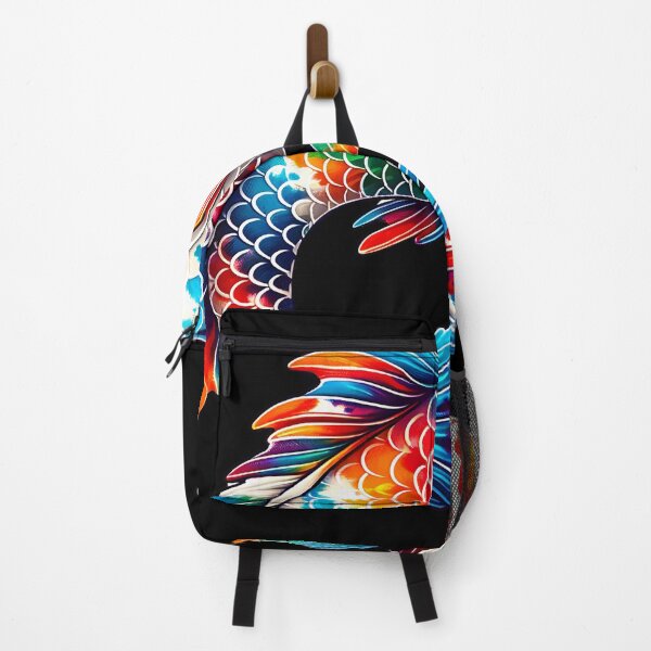 Item preview, Tie Dye Koi Fish Artwork Colorful designed and sold by HarmonyShop.
