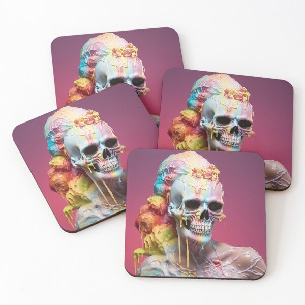 Item preview, Abstract Skull Art designed and sold by nomiraclehere.