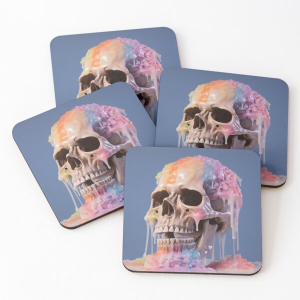 Item preview, Abstract Skull Art designed and sold by nomiraclehere.
