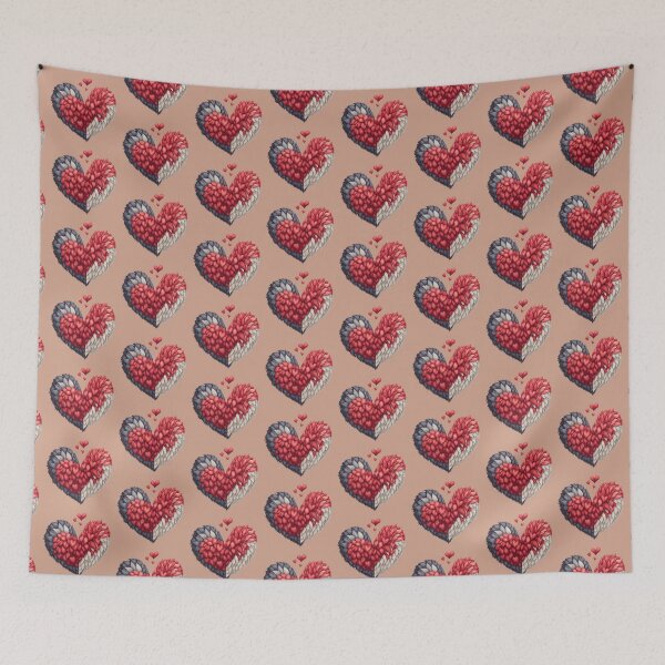 Item preview, Fuzzy Hearts designed and sold by Digiheart.