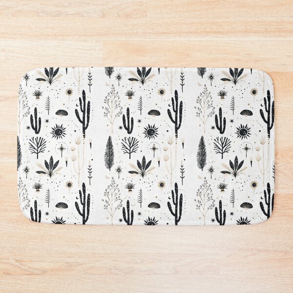 Item preview, Cute Boho Black and Beige Pattern designed and sold by RetroPrints.