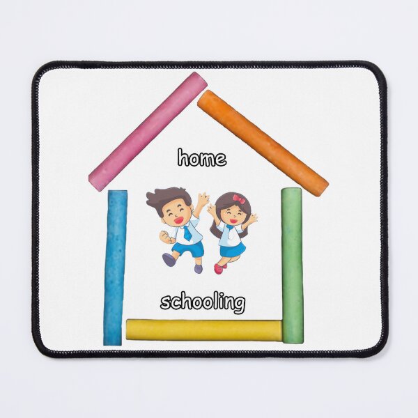 Item preview, Colorful Home Schooling Chalks Design Symbolizing New Normal in Education designed and sold by beaugence.