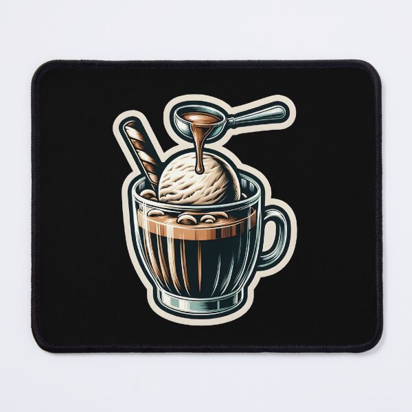 Item preview, Delicious Affogato Coffee Art - Espresso Meets Ice Cream Cute And Funny Gifts designed and sold by BadhbhArt.