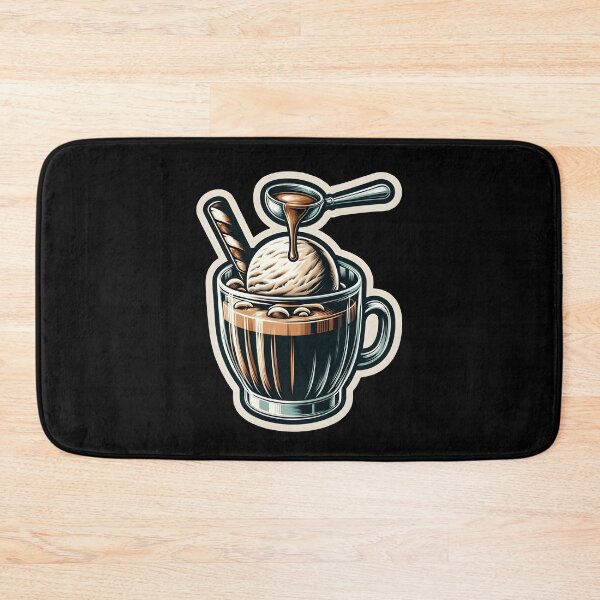 Item preview, Delicious Affogato Coffee Art - Espresso Meets Ice Cream Cute And Funny Gifts designed and sold by BadhbhLoot.