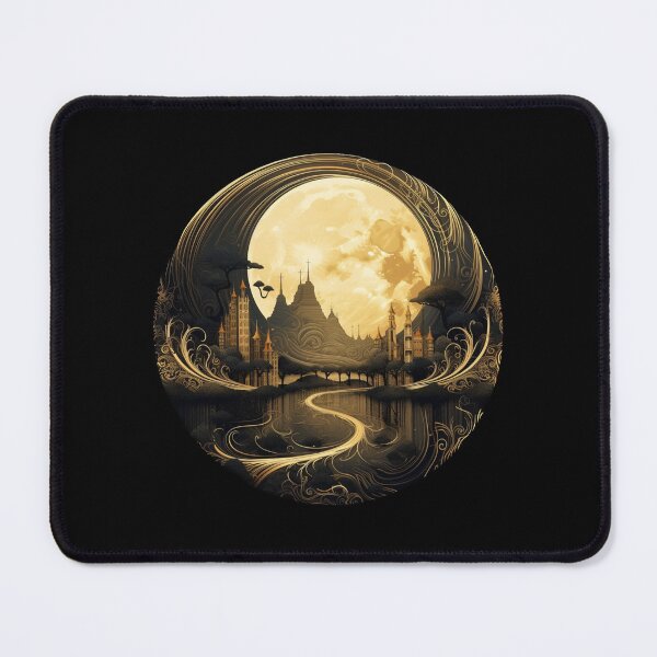 Item preview, Moonlit Metropolis: A City of Fantasy designed and sold by BorczVisuals.