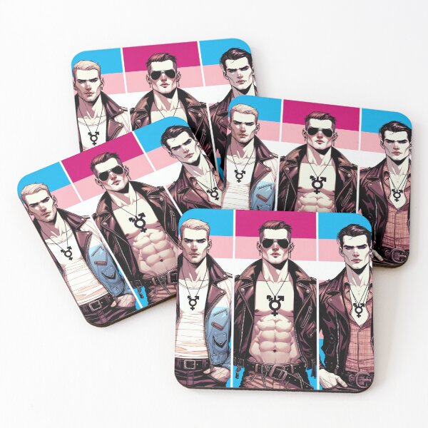 Item preview, Trans Pride in Leather Brotherhood designed and sold by PrideDownUnder.