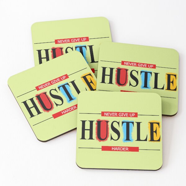 Item preview, Never Give Up Hustle Harder designed and sold by ESDT.