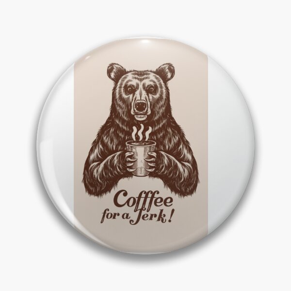 Item preview, Bear with coffee 3 designed and sold by Aleks894.