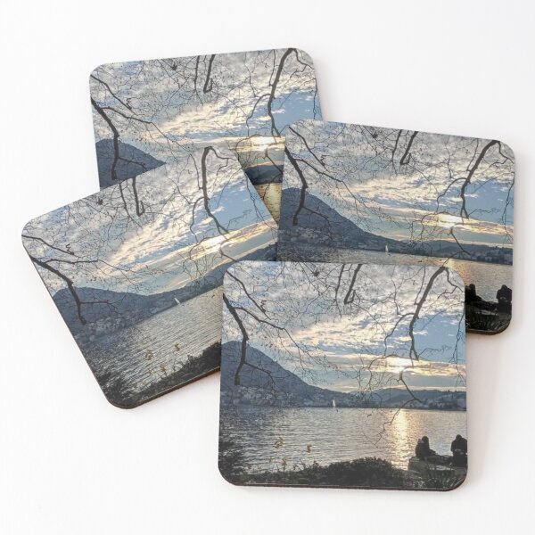 Item preview, Sunset on the lake _ Lugano designed and sold by Ju90.
