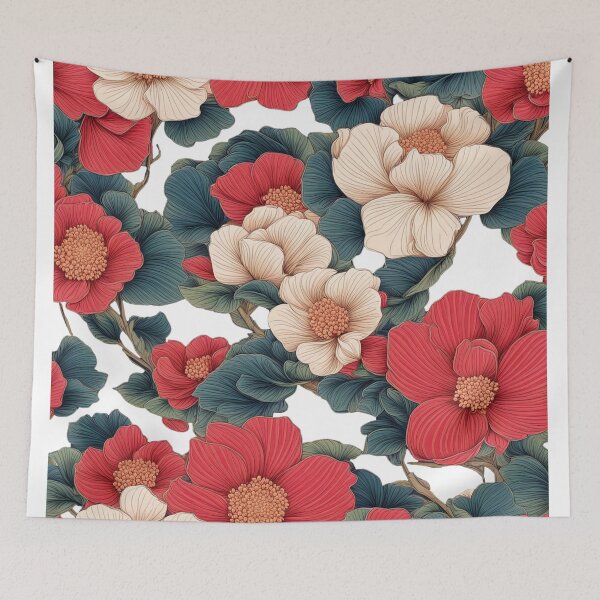 Item preview, Sakura Cherry blossom 3 Colors Pattern designed and sold by Uday24.