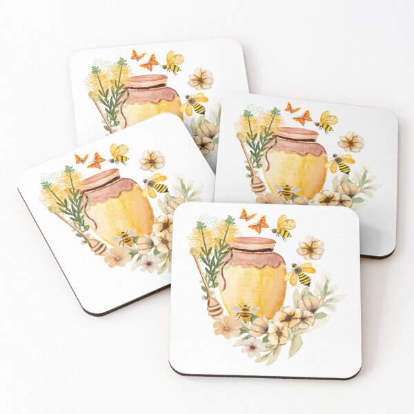 Item preview, Honey Bees and Butterflies designed and sold by tomorrowsart.