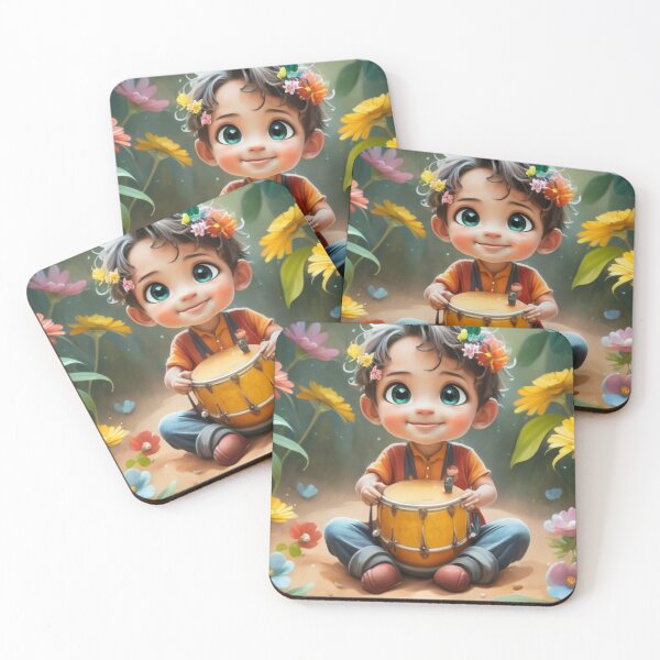 Item preview, child with drums 2 designed and sold by rayo-art.