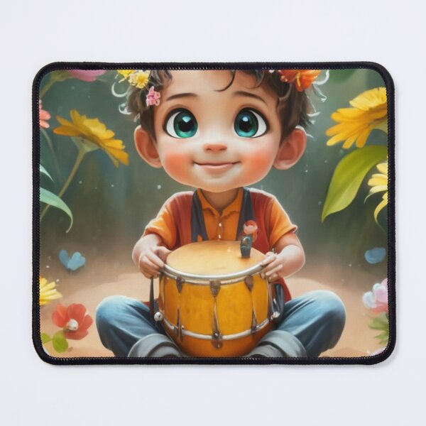 Item preview, child with drums 2 designed and sold by rayo-art.