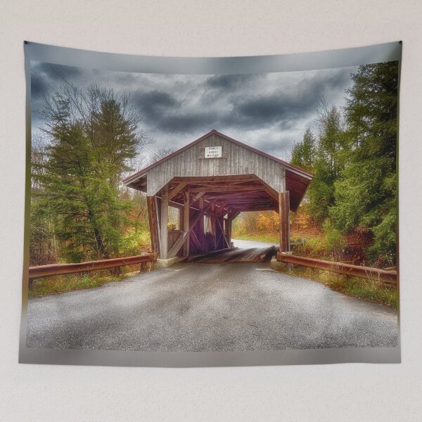 Item preview, Power House Covered Bridge - Vermont designed and sold by Kathy Weaver.