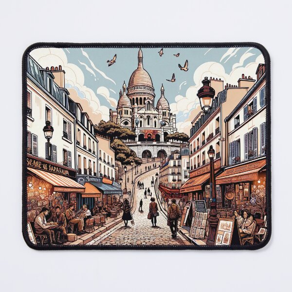 Item preview, Montmartre Illustration designed and sold by unrealartwork.
