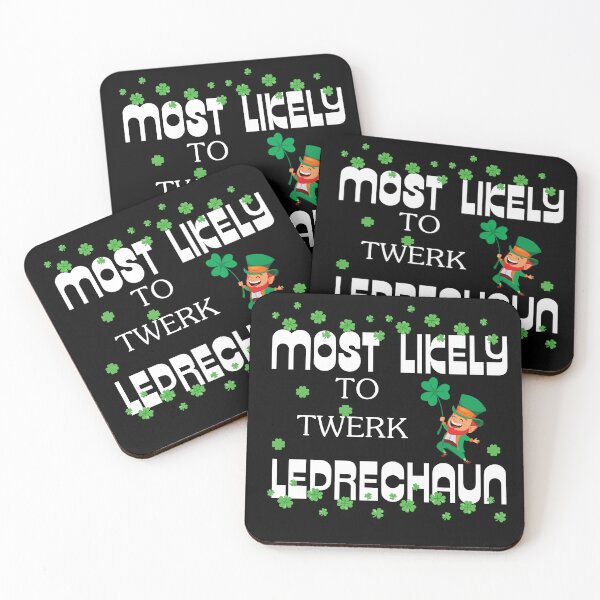 Item preview, Shamrock Most Likely To Twerl Leprechaun Patrick's Day  designed and sold by Belhbib Art ⭐⭐⭐⭐⭐.