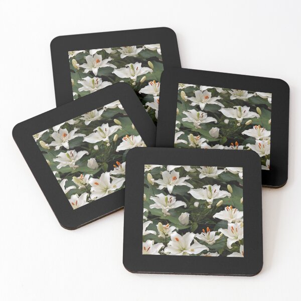 Item preview, Water lily seamless pattern  designed and sold by nightspeed.