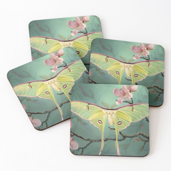 Item preview, chinese moon moth designed and sold by PricklyPeanut.