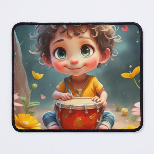 Item preview, child with drums 3 designed and sold by rayo-art.