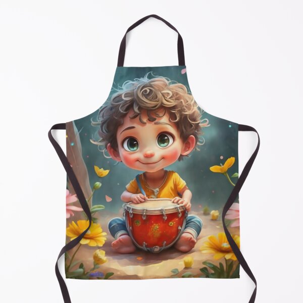 Item preview, child with drums 3 designed and sold by rayo-art.