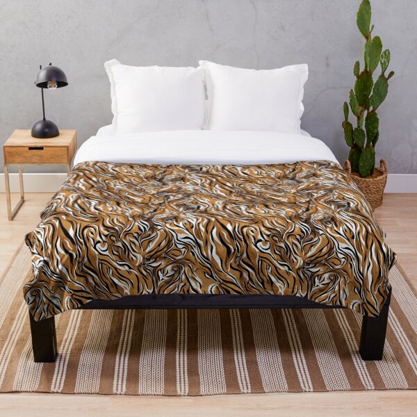 Item preview, Tiger skin seamless pattern  designed and sold by nightspeed.